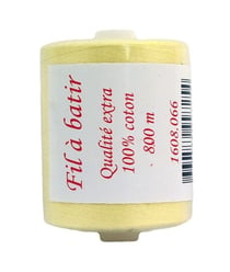 Fil À Batir 100% Coton Bobine De 800 mètres - Care & Create Jaune