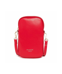Pochette de Rangement pour Crochets ou Téléphone - Draeger : Élégance et Fonctionnalité à Porter de Main Rouge