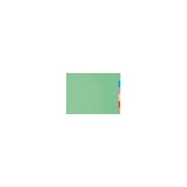 Paquet de 10x6 chemises compartiments a onglets pour armoire SUPER 210 - 24x32cm - Couleurs assorties - Exacompta
