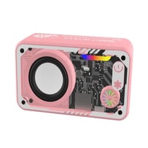 Enceinte Bluetooth Portable Son 3D Autonomie Longue LED 7 Couleurs Rose 2 YONIS