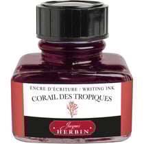 Flacon d'encre pour stylo plume - Corail des tropiques - Herbin - 30ml