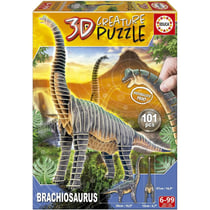 Puzzle - Dinosaure - 3D - Brachiosaurus - 50 x 47 cm - 101 pièces - Educa
