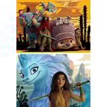 Puzzle raya et le dernier dragon sisu et tuk tuk - 2 x 48 pieces - educa - 18882