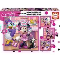 Puzzle - Daisy et Minnie - Disney - 4 puzzles - Dès 3 ans - Educa