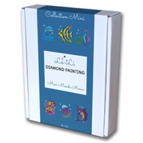 Mini kit diamond painting océan – 6 toiles Mini-Monde Marin