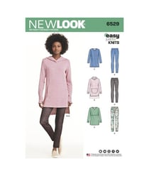 Patron New Look 6529 Ensemble pour dames taille n°FR 34-52