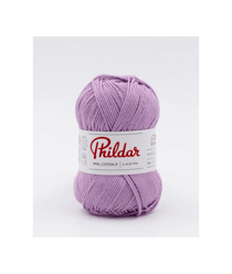 Fil coton à tricoter PHIL COTON 3 - Phildar - PPSC - certifié Oeko-Tex Mauve Violet