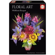 Bouquet de fleurs sauvages Art floral - Educa Borras - Rose