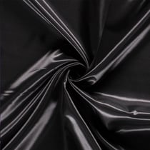 Tissu Satin uni Noir x1m