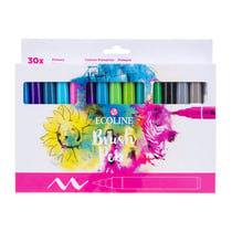 Feutres - Aquarelle - Dessin - Croquis - 30 couleurs primaires - Ecoline