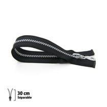 Fermeture éclair Z56 - Prestilon 6 Séparable - noir 30 cm