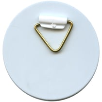 Attache assiette murale 60 mm - Lot de 2