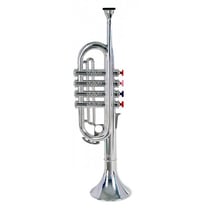 Trompette 4 notes de couleur - bontempi - 323802 - jouet instrument de musique
