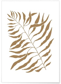 Affiche Abstract feuille 3 | A3 : 29,7x42cm