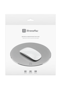 TAPIS DE SOURIS XTREME MAC ALLUMINIUM BROSSE ARGENT