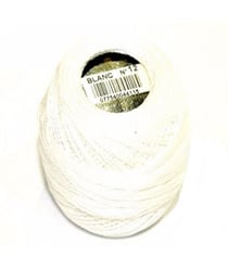 Coton perlé DMC N°12 BLANC - Dmc 12b Blanc