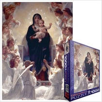 Puzzle 1000 pièces - Vierge avec Anges - Eurographics