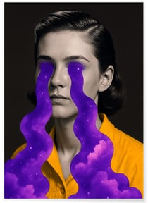 Affiche Larmes cosmiques | A3 : 29,7x42cm