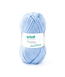 Fil à tricoter Pretty - 100gr - Grundl 08 Bleu