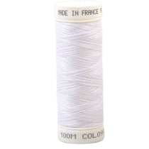 Fil à coudre polyester 100m made in France - blanc 99