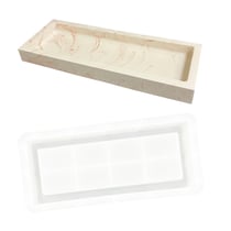 Moule en silicone 31,4cm x 13cm x 3,2cm - Plateau rectangulaire