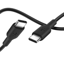 Câble USB-C vers USB-C Power Delivery 18W Résistant 2m Belkin Boost Charge noir