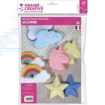 Moule pour Savon Licorne Nuage Arc-en-ciel Etoile