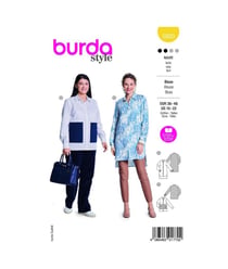 Patron Burda 5800 - Chemisier romantique taille n°FR 36-48