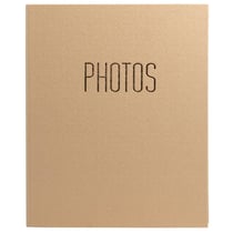 Album photo classeur 60 pages noires OfficeByMe - Beige - Exacompta