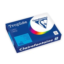 Ramette de papier CLAIREFONTAINE - 250 feuilles - Turquoise - A4 - 160g