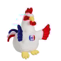 Peluche - FFF Coq Bleu blanc rouge sonore 25 cm