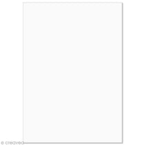 Papier Pollen A4 - 5 feuilles - Blanc