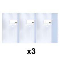 Lot De 3 Protèges Cahiers - 24X32 Cm - Incolore - Apli