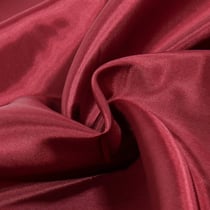 Tissu Doublure Pongé uni Bordeaux