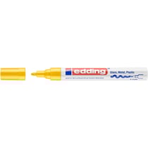 Marqueur Peinture Brillante 750 Jaune Pointe Ronde 2-4 mm EDDING