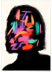 Affiche Explosion chromatique | A3 : 29,7x42cm