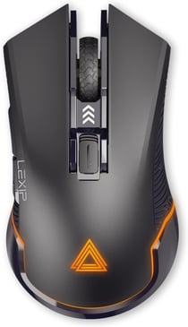 Lexip - Ar18 - Souris Gaming sans-Fil & Filaire, capteur Optique jusqu'à 4800 DPI, Souris de Jeu avec 4 Patins en céramique pour améliorer la précision et la Vitesse
