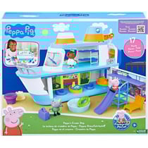 Bateau de croisiere de peppa pig 3 etages + 13 accessoires + 3 figurines - hasbro - f6284 - figurines