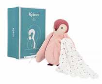 Peluche a bisous manchot - rose
