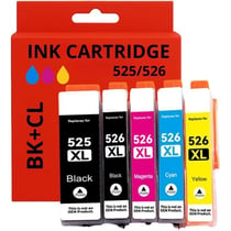 Pack de Cartouches Compatibles Canon PGI-525 / CLI-526 – PIXMA iP, MG, MX Séries