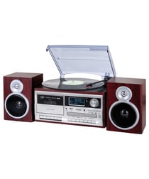 PLATINE VINYLE MULTIFONCTIONS BOIS TT 1072 DAB BT TREVI