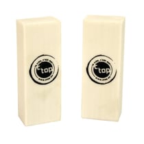 Gomme dessin blanche 4,8 cm 2 pièces