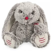 doudou musical Leo lapin gris