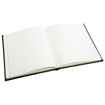 Livre d'or Balacron avec titre 140 pages blanches - 21x19 cm vertical - Noir - x 3 - Exacompta