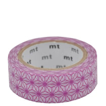 Masking tape - Asanoha wakamurasaki (violet) - 7 m x 15mm
