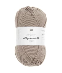 Fil à tricoter Creative Silky Touch Dk Vegan - 100gr - Rico Design 34 marron galet