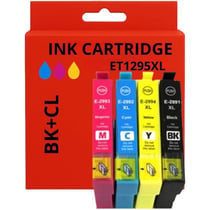 Pack de  Cartouches Compatibles EPSON T1295 XL pour Imprimantes Stylus Office, Stylus, Workforce