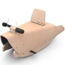 Bascule Voiture - Bois naturel