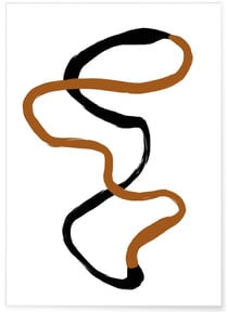Affiche Abstract Ligne 1 | A3 : 29,7x42cm