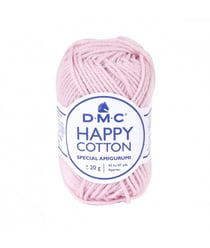 Pelote de 20Gr - coton spécial Amigurumi HAPPY COTTON - PPSC - Oeko Tex- Dmc 760 Rose